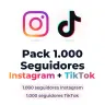 Pack 1.000 seguidores Instagram y TikTok
