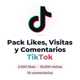 Pack TikTok: likes, visitas y comentarios