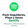 Pack Seguidores, Plays y Saves Spotify