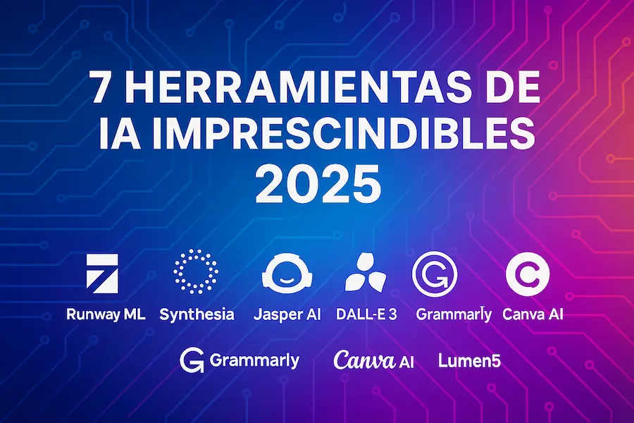 7 herramientas de IA imprescindibles para creadores de contenido en 2025
