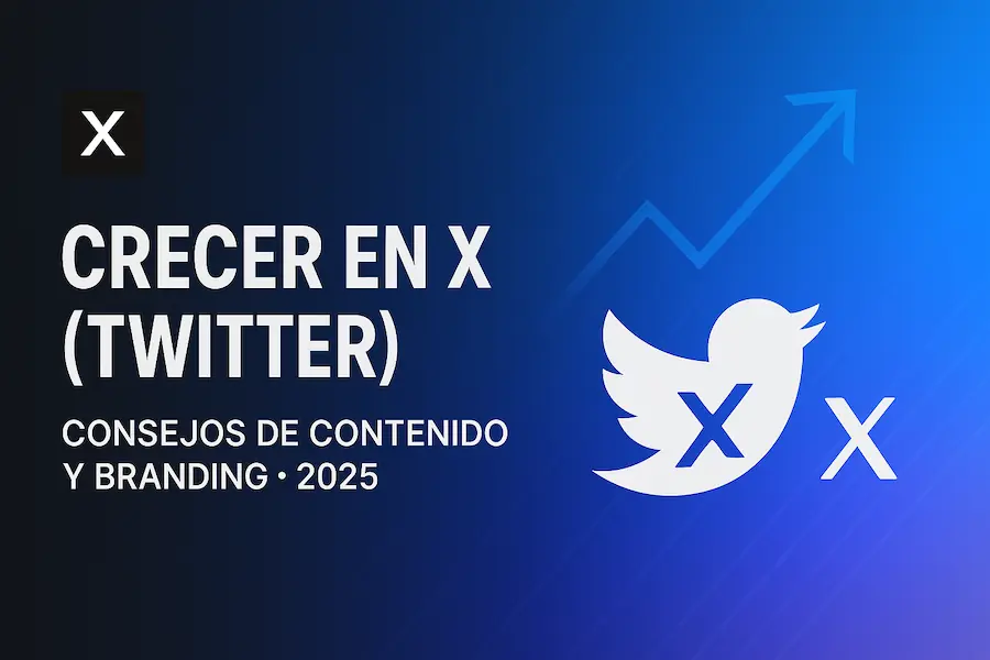Cómo crecer en X (Twitter) 2025 - Consejos y Trucos