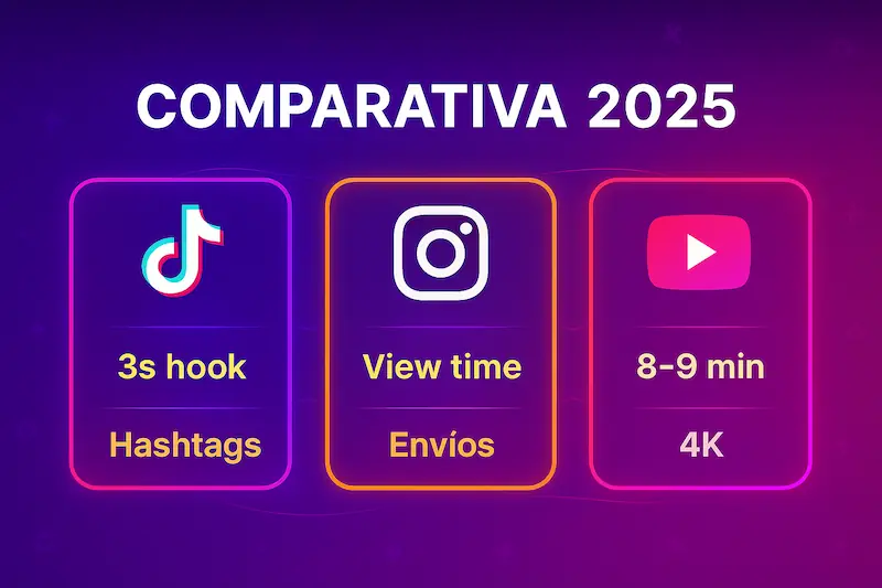 Comparativa Redes Sociales