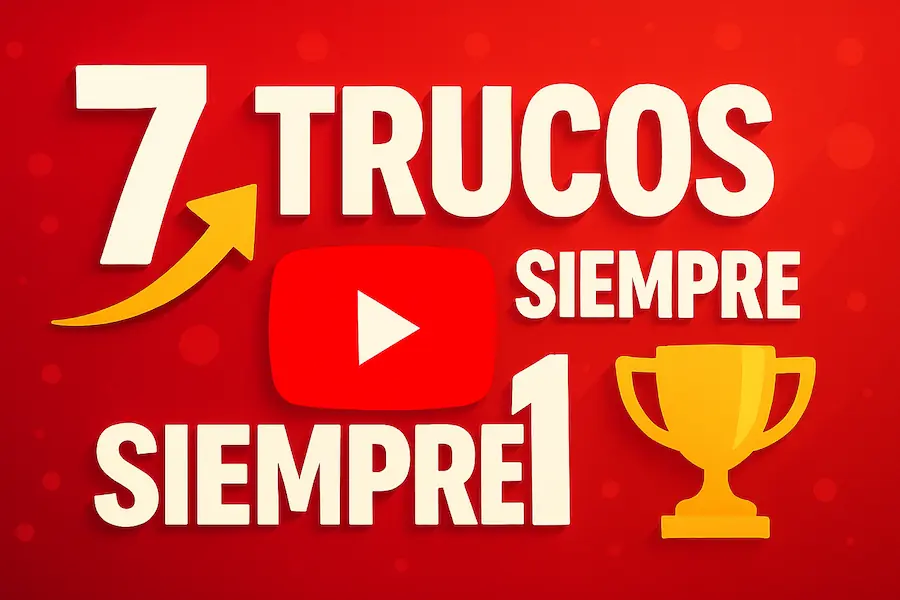 7 Trucos para aparecer SIEMPRE primero en Youtube